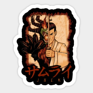 Samurai X Aku Sticker